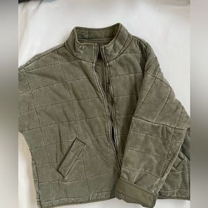 Dolman inspired quilted jacket